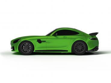 Build 'n Race Mercedes-AMG GT R, grün Auto-Bausatz mit Rückziehmotor für Kinder ab 4