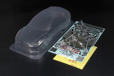 1/10 Karosserie Satz Nissan GT-R 190mm Clear Body