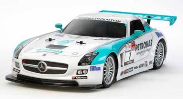 1/10 Karosserie Petronas Syntium MB SLS AMG 190mm Clear Body