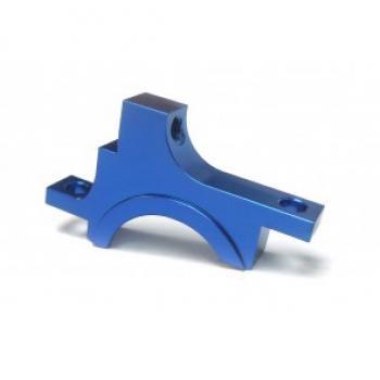 KM-Racing K8 Aluminium Bulkhead unten rechts (blau)