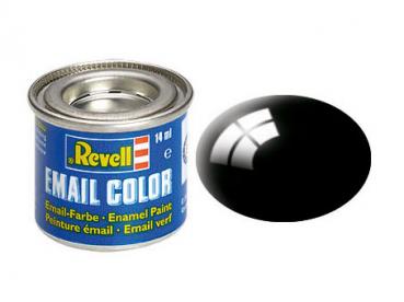 Email Color Schwarz, glänzend, 14ml, RAL 9005