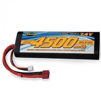 7,4V/4500mAh 60C LiPO Racing Akku Round Carson