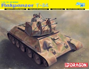 1:35 Dragon 6599 Flakpanzer T-34r - Smart Kit