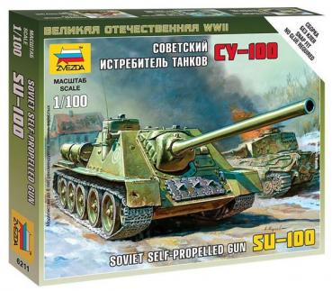 1:100 Soviet Self Propelled Gun SU-100