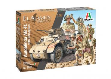 1:35 Autoblinda AB 41 with Bersaglieri El Alamein