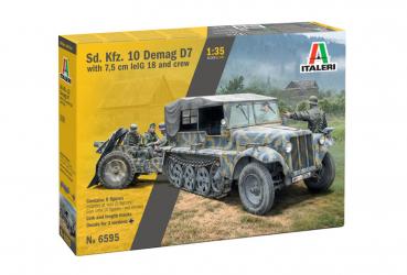 1:35 Sd. Kfz. 10 Demag D7 with 7,5 cm leIG 18 and crew