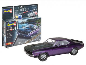 1:25 Model Set 1970 Plymouth AAR Cuda