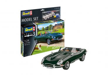 1:24 Model Set Jaguar E-Type Roadster