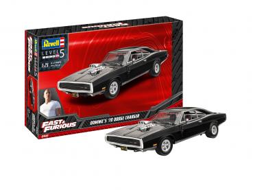 1:25 Model Set Fast & Furious - Dominics 1970 Dodge Charger