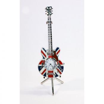 Siva Clock Guitar Union Jack