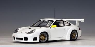 AUTOart 77822 PORSCHE 911 GT3R (996) Upgraded version white scale 1:18