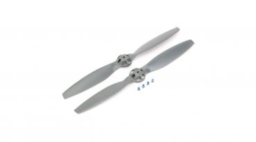 Blade 350 QX: Prop Grau RD + LD (BLH7820B)