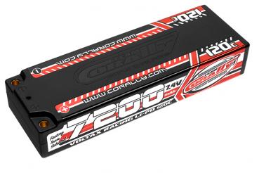 Corally 49520 - VOLTAX 120C LiPo Akku - 7200mAh - 7.4V - Stick 2S