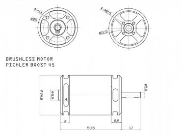 Brushless Motor BOOST 45 | KV=700