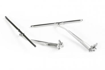 SCALE ACCESSORIES: WIPER FOR TRX-4 DEFENDER -2PC SET SILVER GPM ROADTECH SCALE ACCESSORIES TRX4 DEFENDER