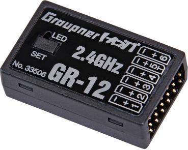 GRAUPNER GR-12 2,4GHZ HOTT 6K EMPFÄNGER