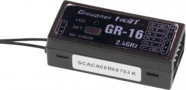 GRAUPNER GR-16 2,4GHZ HOTT 8K EMPFÄNGER