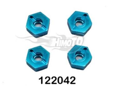 12mm Aluminium Wheel Hex (4)