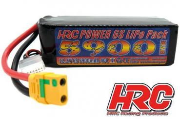 Akku - LiPo 6S - 22.2V 5900mAh 40C - XT90 AS