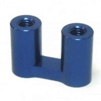 KM-Racing K8 Aluminiumhalter für Riemenspanner (blau)