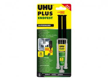 UHU plus endfest Spritze inkl. statischem Mischer 15g