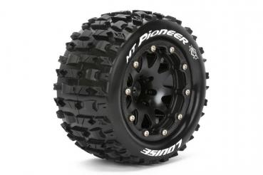 MFT MT-PIONEER BEAD-LOCK-FELGE SCHWARZ 1/2 OFFSET (2) 12MM 1/10 MONSTER TRUCK TRUCK 2,8 LOUISE