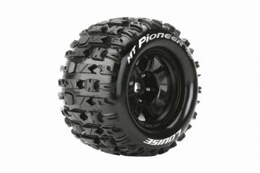 MFT MT 3.8 PIONEER 1/8 SPORT FELGE SCHWARZ (2) *J* 17MM TRAXXAS, HPI / 1/2Z OFFSET / LOUISE