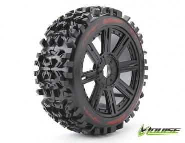 B-PIONEER SOFT SPEICHEN-FELGE SCHWARZ (2) *J* VERBRENNER 1:8 OFFROAD LOUISE