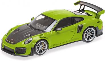 Porsche 911 (991.2) GT2 RS 2018 Green with silver magnesium wheels