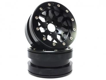 Beadlock Wheels PT-MESH black/black 2.2 (2) ohne Radnabe