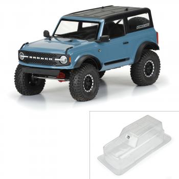 1/10 2021 Ford Bronco Clear Body Set 11.4" Wheelbase: Crawlers unlackiert!