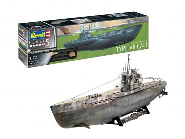 1:72 German Submarine Type VII C/41 Revell Modellbausatz