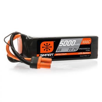 22.2V 5000mAh 6S 100C Smart LiPo Battery: IC5