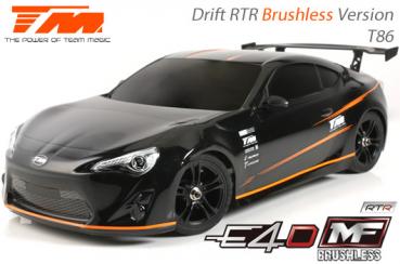 1/10 Elektrisch - 4WD Drift - RTR - Brushless - Team Magic E4D-MF - T86