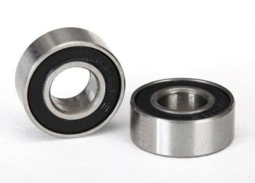 BALL BEARINGS, BLACK RUBBER SEALED (6X13X5MM) (2) *J* TRAXXAS