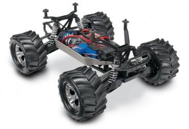 TRAXXAS STAMPEDE 4X4 BLAU RTR +12V-LADER+AKKU 1/10 4WD MONSTER TRUCK BRUSHED