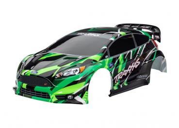 NEU KAROSSERIE FORD FIESTA ST RALLY GRÜN TRAXXAS RALLY VXL