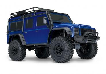 NEU TRAXXAS TRX-4 LR Defender 4x4 metallicblau RTR o. Akku/Lader 1/10 4WD Scale-Crawler Brushed