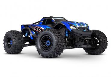 TRAXXAS MAXX 1:10 RTR TSM SR VXL4S REGLER O AKKU/LADER 1/10 MONSTER-TRUCK BRUSHLESS BLAU