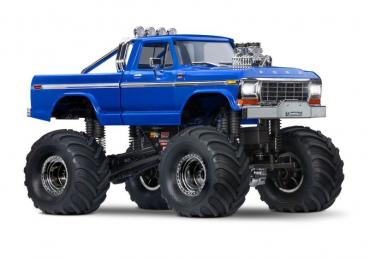 TRX-4MT Ford F150 4x4 blau 1/18 Monster-Truck RTR Brushed, mit Akku und USB Ladegerät