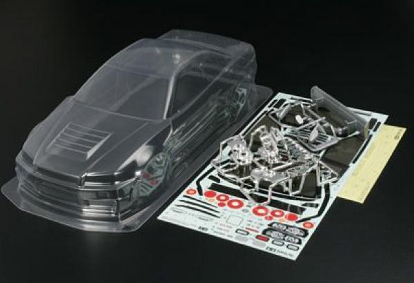 1/10 Kar.-Satz NiSMO R34 GT-R Z-Tuned Street 190mm Clear Body