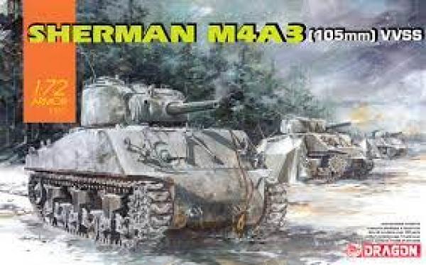 1:72 Sherman M4A3 (105mm) VVSS