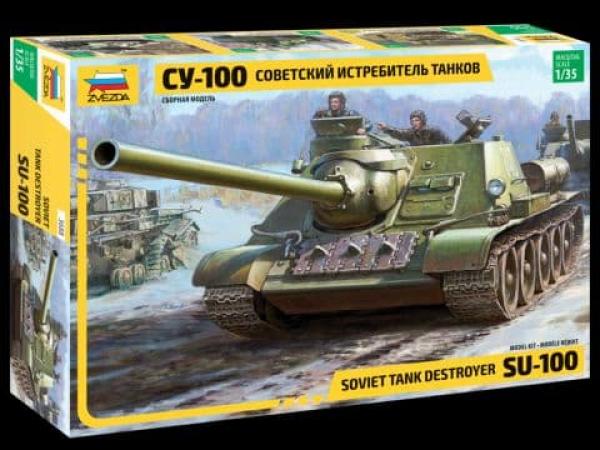 1:35 Soviet Tank Destroyer SU-100