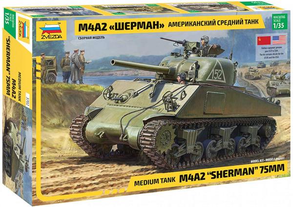 1:35 Medium Tank M4A2 "Sherman" 75mm