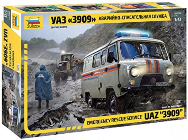 1:43 Emergency Rescue Service UAZ "3909"