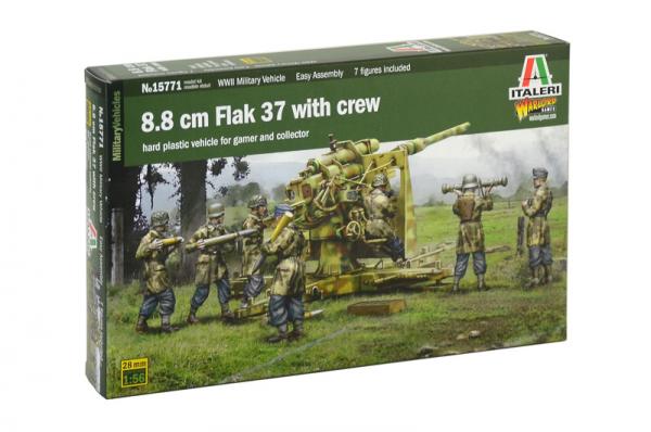 1:56 8.8 cm FLAK 37 WITH CREW