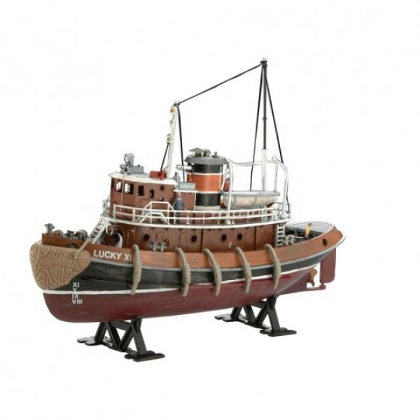 Model Set Harbour Tug Boat 1/108