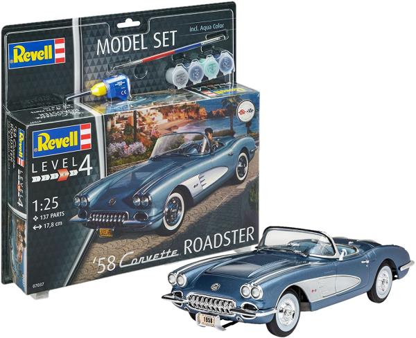 1:25 Model Set '58 Corvette Roadster