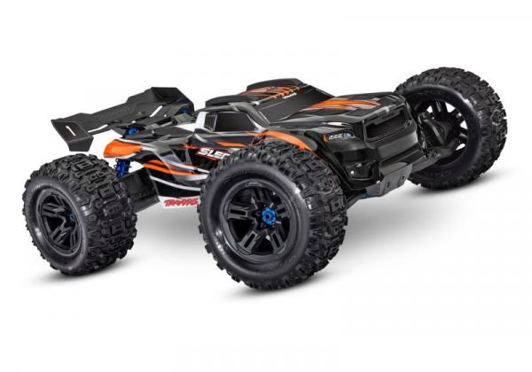 TRAXXAS SLEDGE ORANGE RTR O AKKU/LADER 1/8 TRUGGY 4WD BRUSHLESS