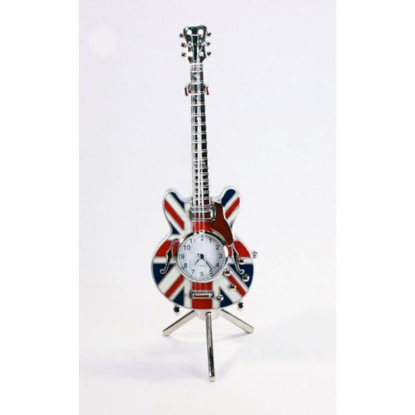 Siva Clock Guitar Union Jack